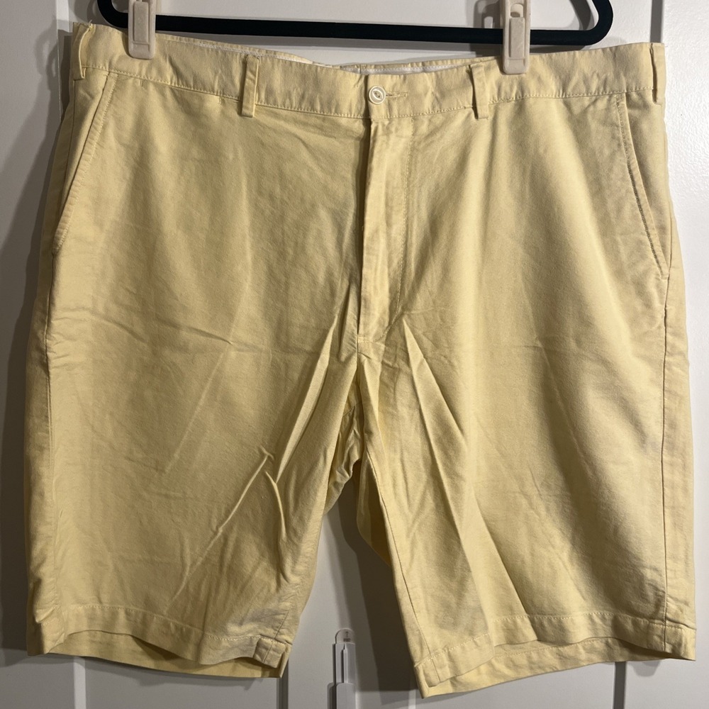 Polo By Ralph Lauren Men's Yellow Chino Short Size 40 100% Cotton